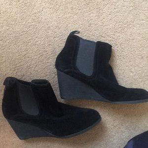 Suede booties